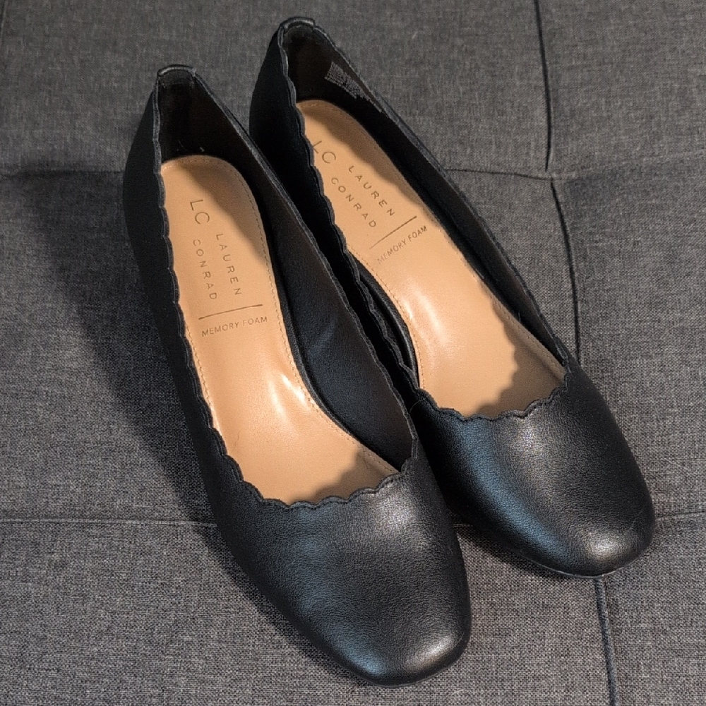 LC Lauren Conrad Black Women's Heels Sz 9.5